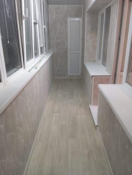 Обшивка ламинированными панелями